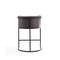 Manhattan Comfort Cosmopolitan Counter Stool in Pebble and Black, PK2 2-CS008-PE - alternate 3